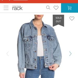 LEVIS DAD TRUCKER JACKET. OLD STORY. NWT. SIZE L.
